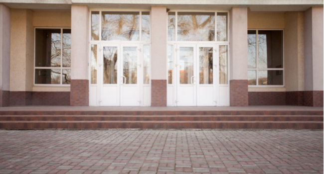 school entrance