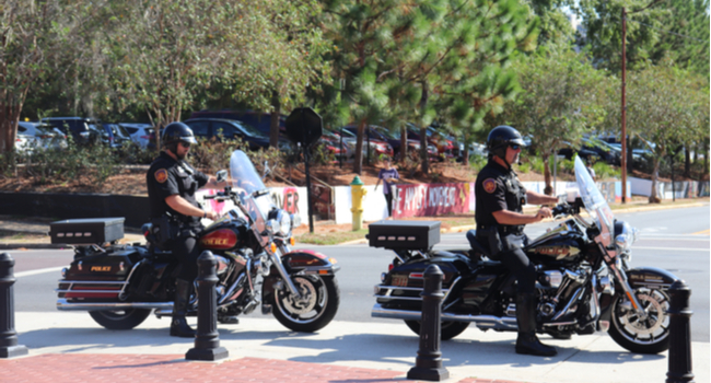 police motorcycle